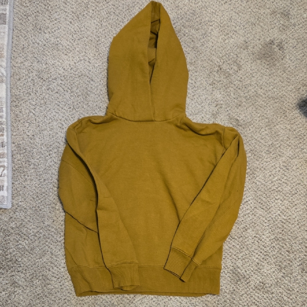 Womens Mustard Hoodie Sweater